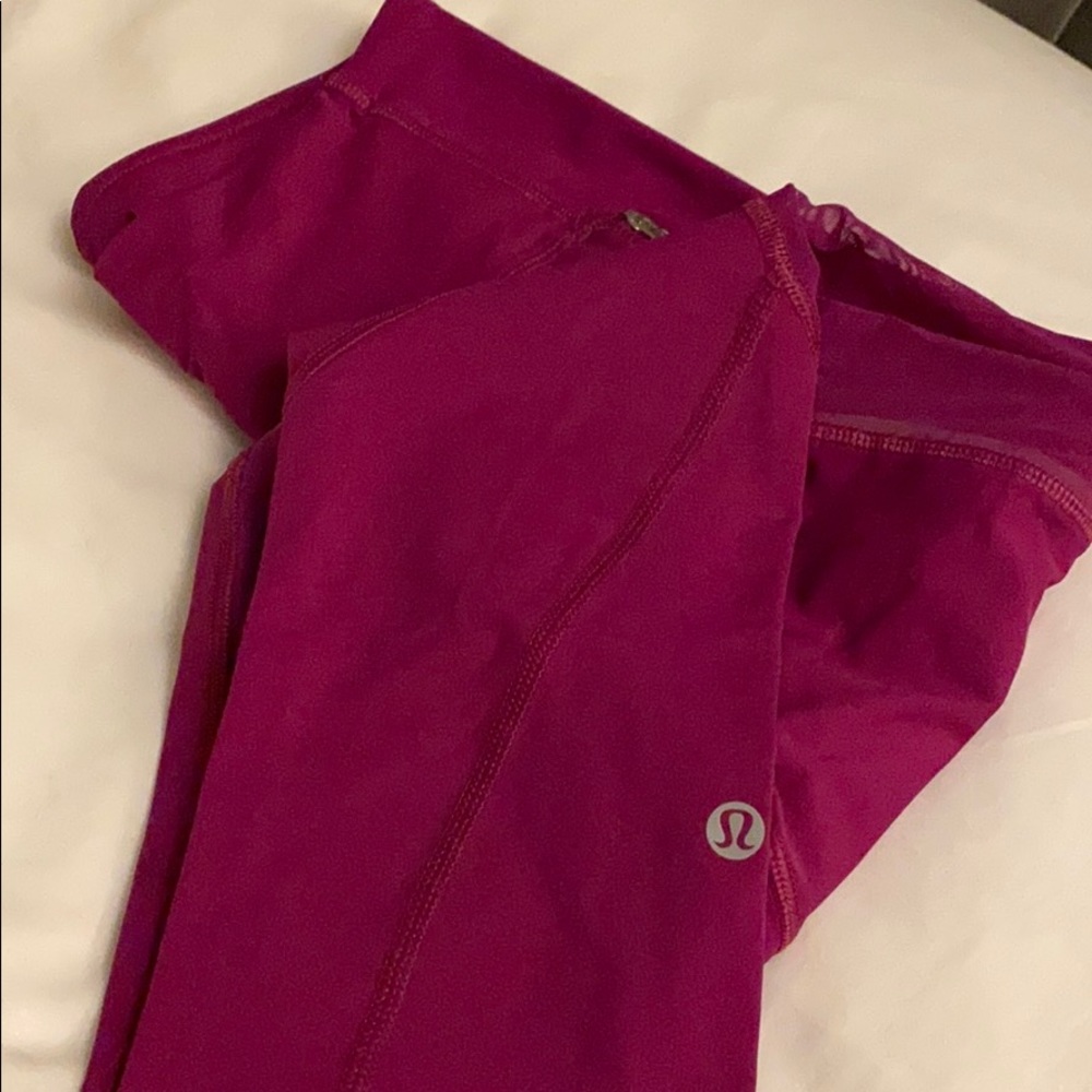 Dark Pink Lululemon 23” Leggings